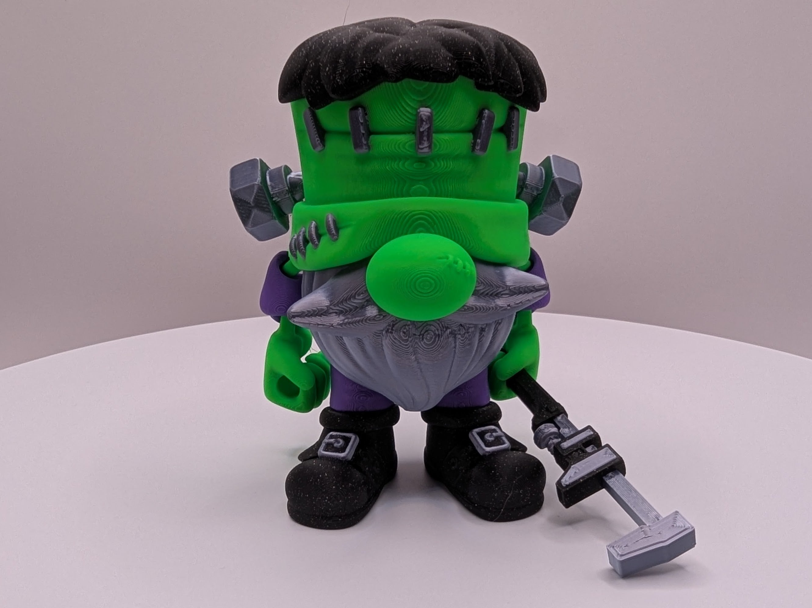 Fun Frankenstein Gnome Halloween Desk Toy – Distinguished Feline