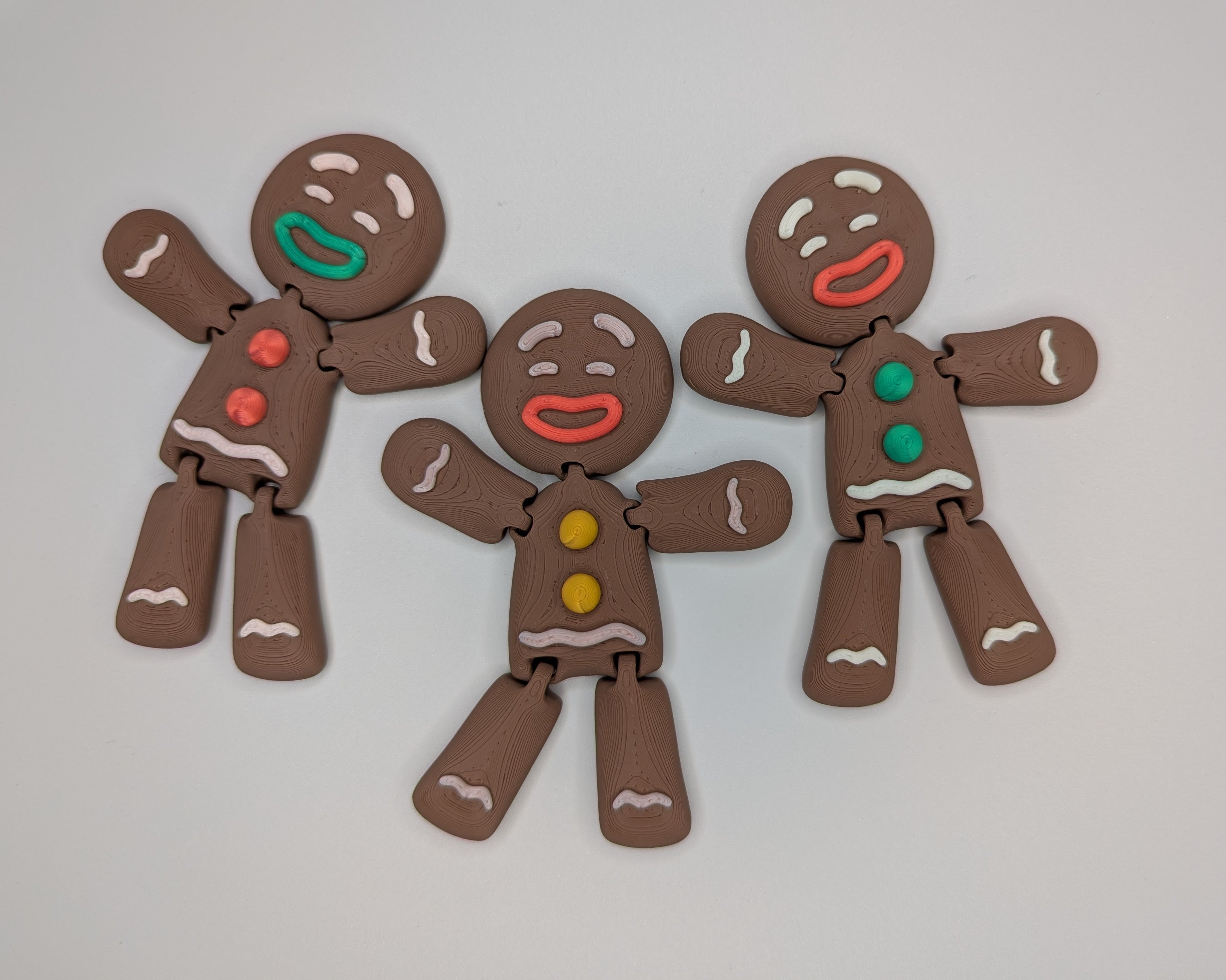 Gingerbread Man Ornament 3D Print