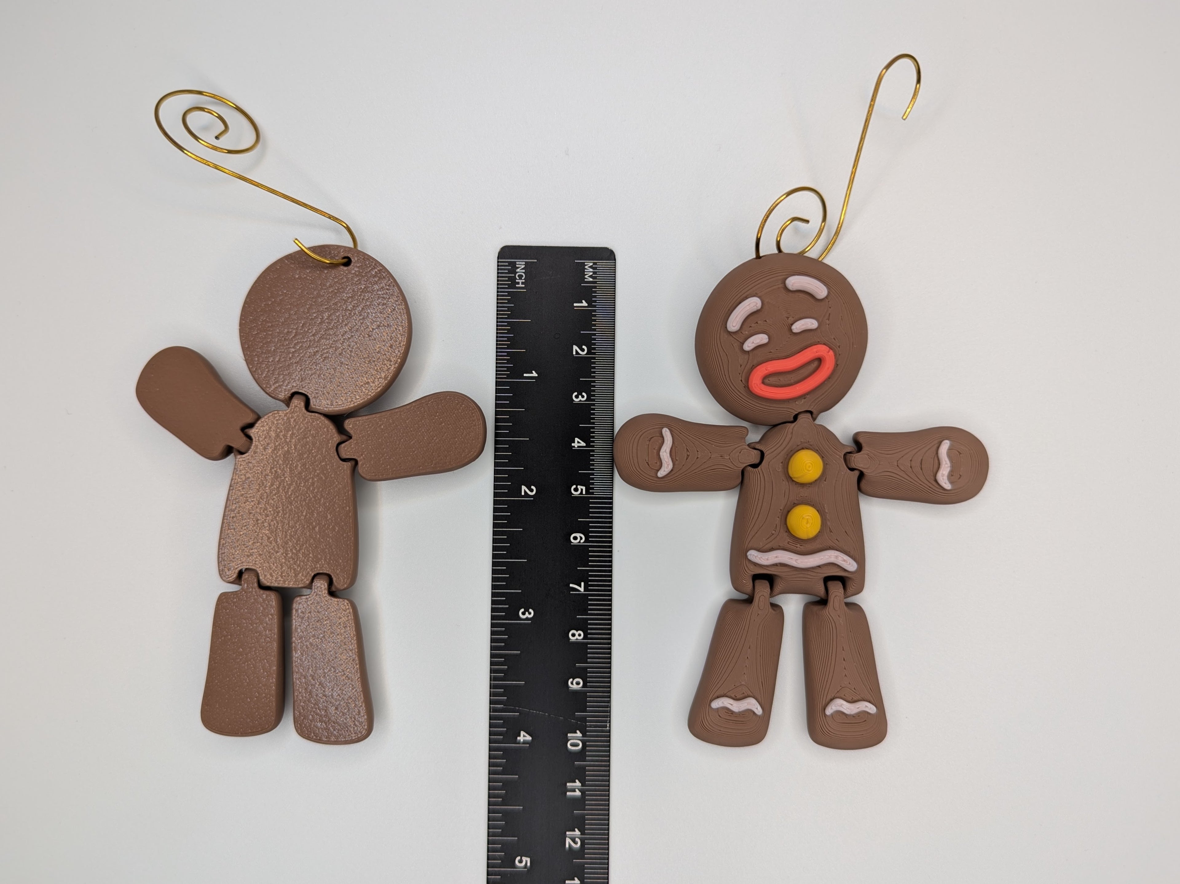 Gingerbread Man Ornament 3D Print